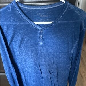 Blue Lucky brand Henley shirt